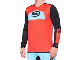 100% R-Core X Jersey Fluo Red / Black
