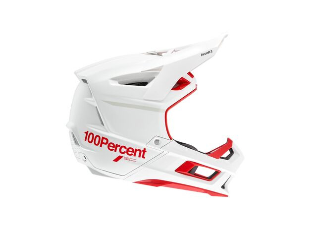 100% Aircraft 2 Helmet Red / White click to zoom image
