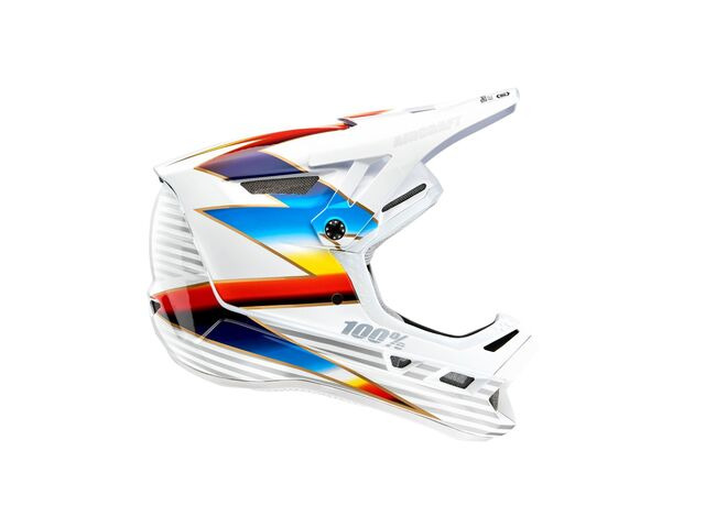 100% Aircraft Composite Helmet Knox / White click to zoom image