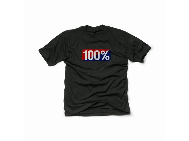 100% CLASSIC Old School T-Shirt Black click to zoom image