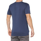 100% Cropped Tech T-Shirt Navy click to zoom image