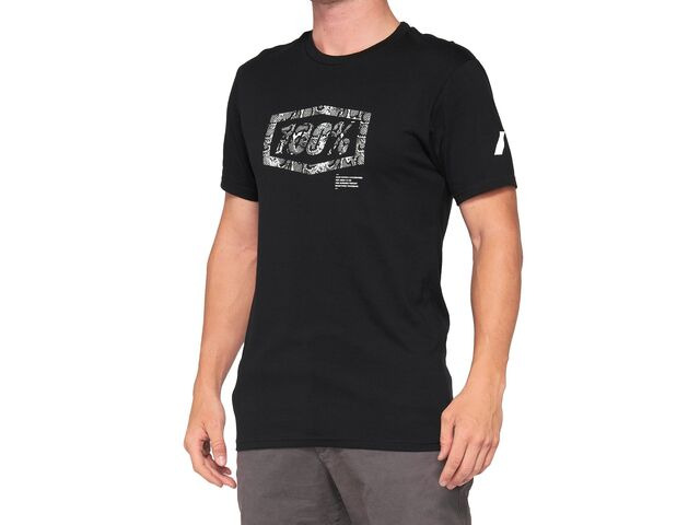 100% Essential T-Shirt Black / Snake click to zoom image