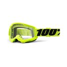100% Strata 2 Goggle Yellow / Clear Lens 