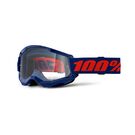 100% Strata 2 Goggle Navy / Clear Lens 