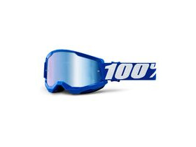 100% Strata 2 Goggle Blue / Blue Mirror Lens