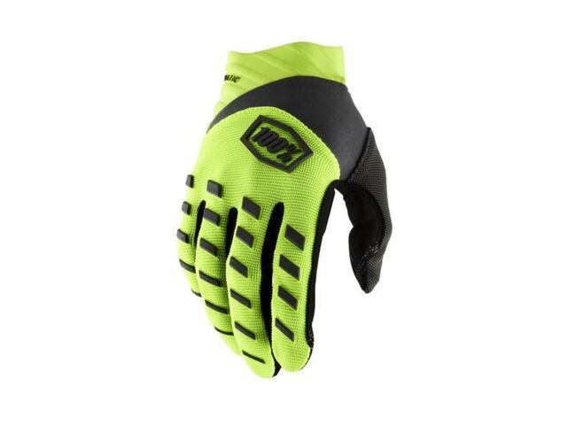 100% Airmatic Gloves Fluo Yellow / Black click to zoom image