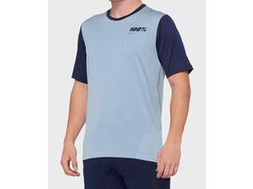 100% Ridecamp Jersey 2022 Light Slate / Navy
