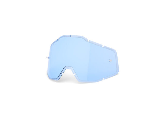100% Accuri / Racecraft / Strata Anti-Fog Injected Replacement Lens Blue click to zoom image
