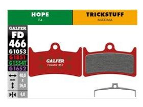 GALFER Hope Tech 3 - Tech 4 - V4 Wet Weather Brake Pad (Red) FD466G1851