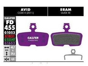GALFER Sram Avid Code - DB8 E-bike (Purple) Disc Pads FD455G1652