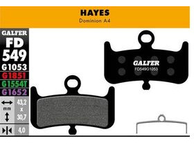 GALFER Hayes Dominion A4 Standard Brake Pad (Black) FD549G1053