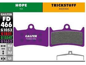 GALFER Hope V4 E-bike (Purple) Disc Pads FD466G1652