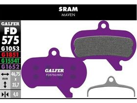 GALFER Sram Maven E-bike (Purple) Disc Pads FD575G1652