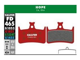 GALFER Hope Tech 3 - Tech 4 - E4 Wet Weather Brake Pad (Red) FD465G1851