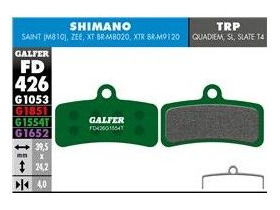GALFER Shimano Saint - Zee Race Pro Competition (green) FD426G1554T