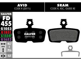 GALFER Sram Avid Code - DB8 Standard Disc Brake Pads (black) FD455G1053
