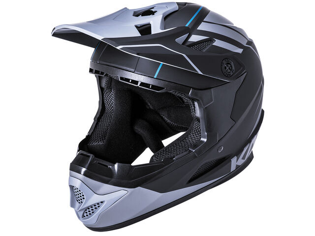 KALI PROTECTIVES Zoka Full Face Helmet in Black & Grey click to zoom image
