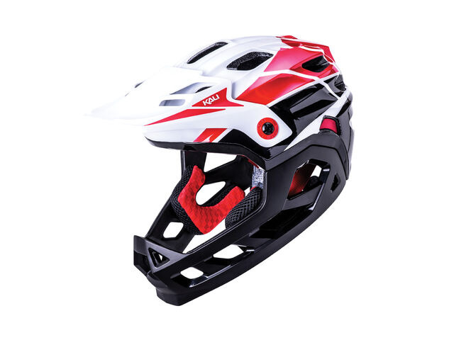 KALI PROTECTIVES Maya Child Race Gloss White/Red/Black click to zoom image