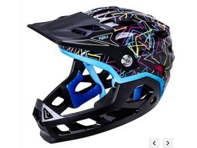 KALI PROTECTIVES Maya Child 50-54cm Full Face with detachable chin piece in Neon