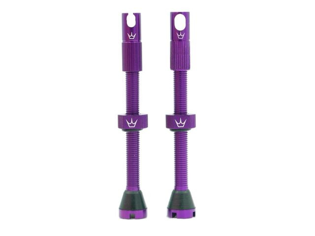 PEATY'S x Chris King Tubeless MK2 Valves 60mm Violet click to zoom image