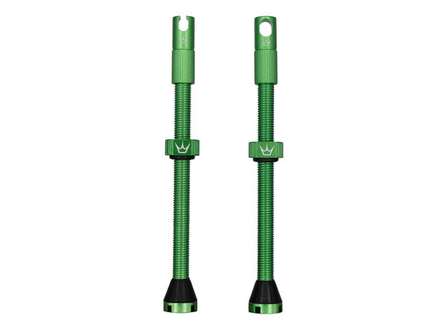 PEATY'S x Chris King Tubeless MK2 Valves 80mm Emerald click to zoom image