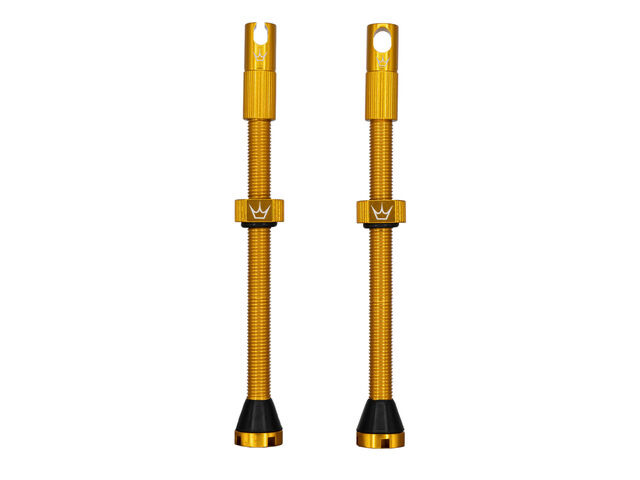 PEATY'S x Chris King Tubeless MK2 Valves 80mm Gold click to zoom image