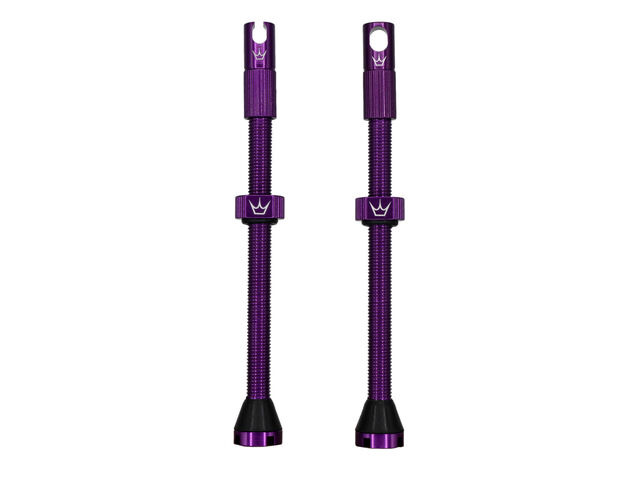 PEATY'S x Chris King Tubeless MK2 Valves 80mm Violet click to zoom image