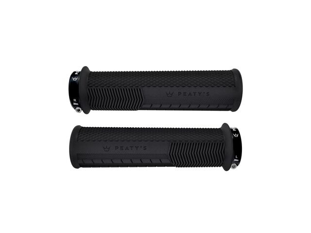 PEATY'S Monarch Knurl Grip Thick (32-34mm) Black click to zoom image