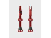 PEATY'S Holeshot Fast Flow Tubeless Valve - 42mm 42mm Red  click to zoom image