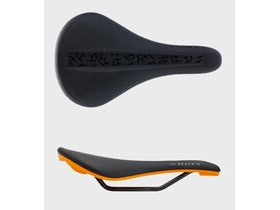 PEATY'S Monarch 4130 Cro Mo Saddle Orange