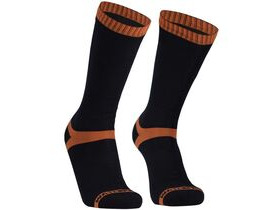 DEXSHELL Hytherm Pro Socks Black Tangelo stripe