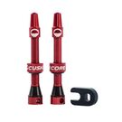 CushCore Tubeless Valves 44mm 44mm Red  click to zoom image