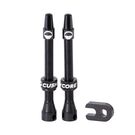 CushCore Tubeless Valves 55mm 55mm Black  click to zoom image
