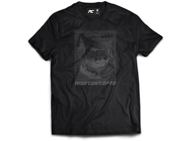Ride Concepts Downhill T-Shirt Black/Charcoal click to zoom image