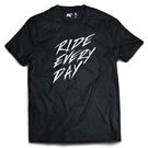 Ride Concepts Ride Every Day T-Shirt Black/White 