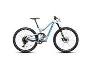 NINER BIKES Rip9Rdo 2 Star Carbon 140mm Full Suspension Bike Silver Baja Blue 2021