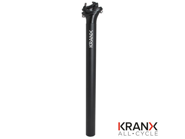 KRANX CYCLE PRODUCTS Micro Alloy 400mm 0mm Offset Seatpost in Black click to zoom image