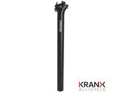KRANX CYCLE PRODUCTS Micro Alloy 400mm 0mm Offset Seatpost in Black 
