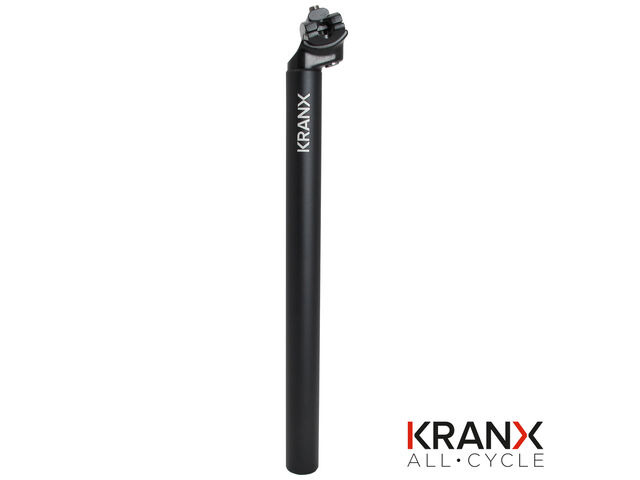 KRANX CYCLE PRODUCTS Micro Alloy 400mm 12mm Offset Seatpost in Black click to zoom image