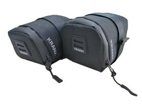 KRANX CYCLE PRODUCTS Dolomite Saddlebag in Black