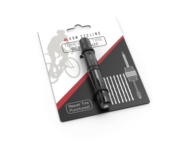 KOM CYCLING Tubeless Tyre Repair Kit in Black click to zoom image