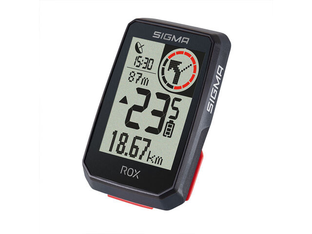 SIGMA ROX 2.0 GPS Cycle Computer (Black) Top-Mount Set click to zoom image