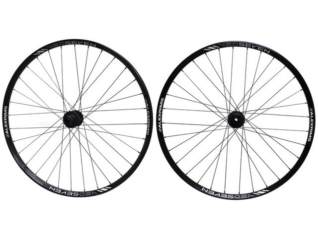 Alex Rims VED7 - 27.5" 650B Disc Wheels (TL-Ready) in Black Pair click to zoom image