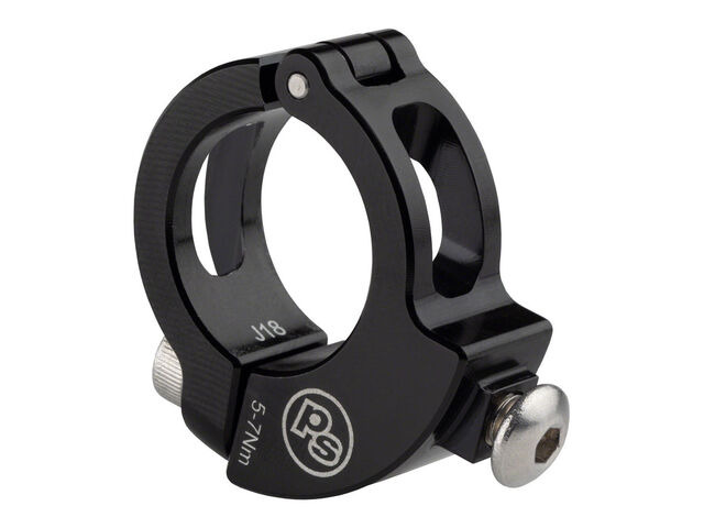 Problem Solvers Shifter/Dropper Bar Clamp LD0801 - Hinged Clamp for I-Spec II Shifters or dropper remotes -Universal LH/RH click to zoom image