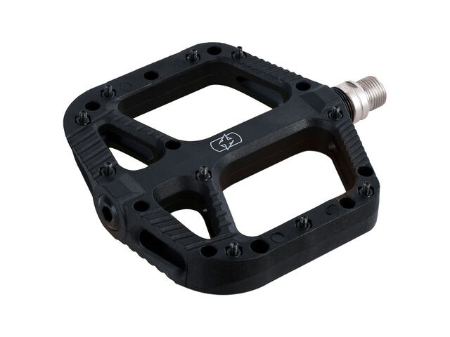 OXFORD Loam 20 Nylon Flat Pedals Black with Free Oxford Lock on Grips click to zoom image
