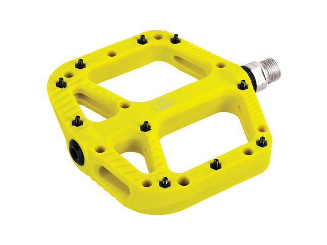 OXFORD Loam 20 Nylon Flat Pedals Yellow click to zoom image