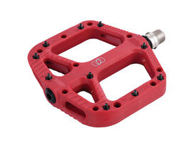 OXFORD Loam 20 Nylon Flat Pedals Red