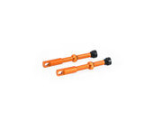 OXFORD Tubeless Alloy Valve with Valve Core Remover  Orange  click to zoom image