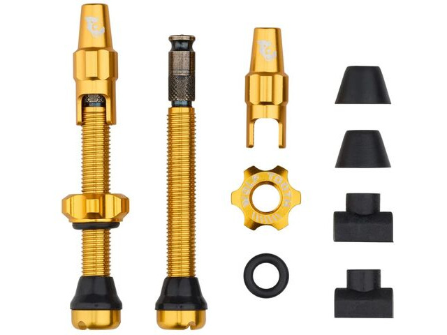WOLFTOOTH Clik Valve Tubeless Valves in Gold 44mm click to zoom image
