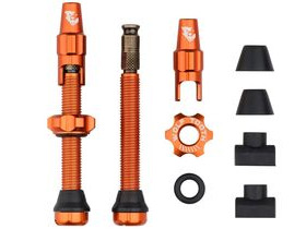 WOLFTOOTH Clik Valve Tubeless Valves in Orange 44mm